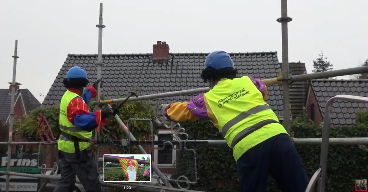 Sinterklaas journaal: Bouwpieten in de steigers