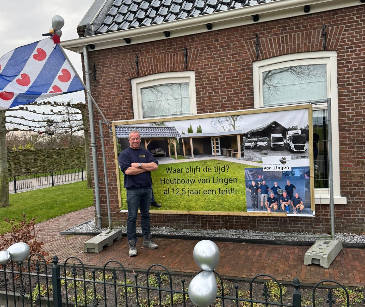 12,5 jarig Jubileum Houtbouw van Lingen